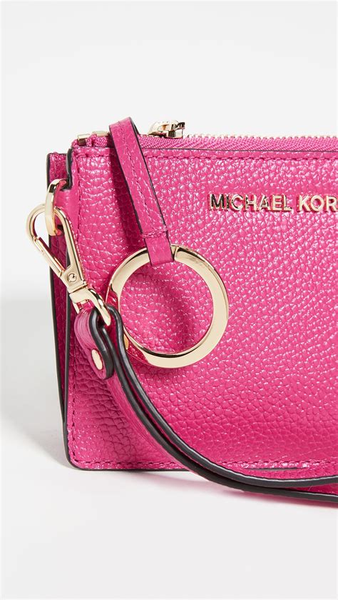 michael kors coin purse floral pink|Michael Kors purses hot pink.